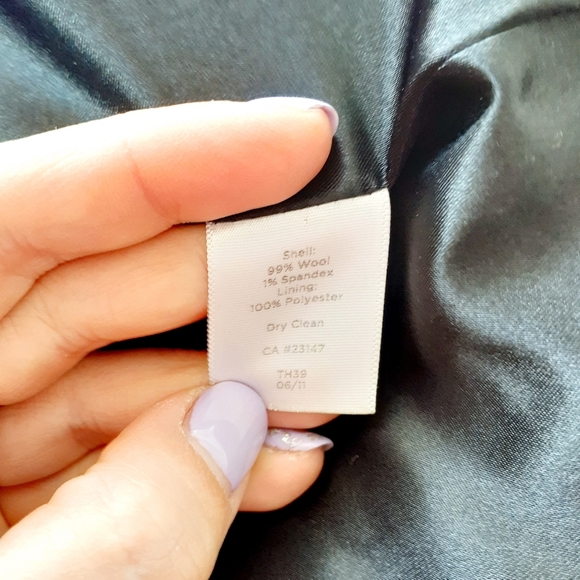 TALBOTS Blue Wool Blazer - Picture 5 of 5